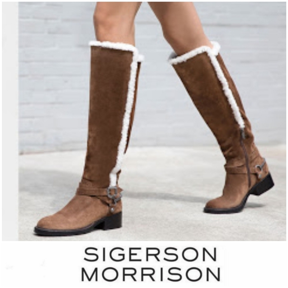 Luxurious Sigerson Morrison Suede Boots - Picture 1 of 7